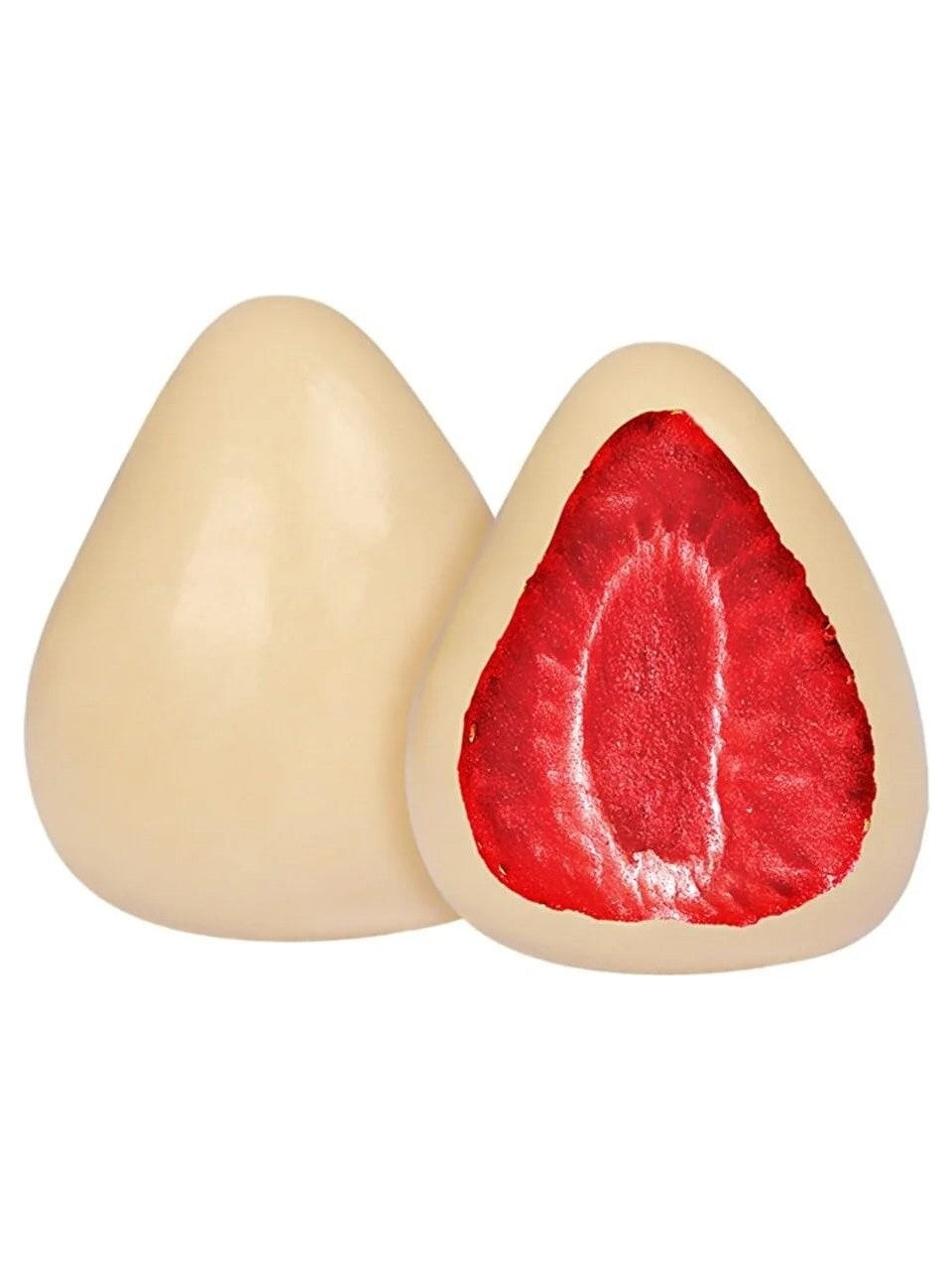 Freeze dried aardbei met melk chocolade 100G