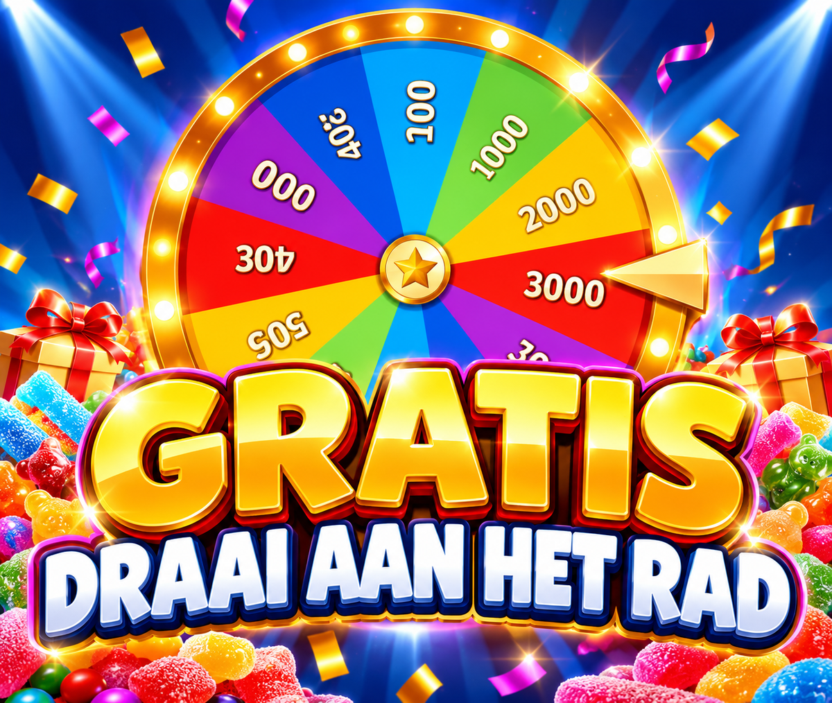 GRATIS DRAAI AAN HET RAD