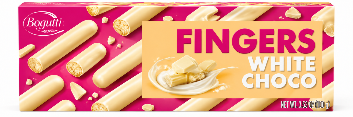Fingers white chocolade 100g