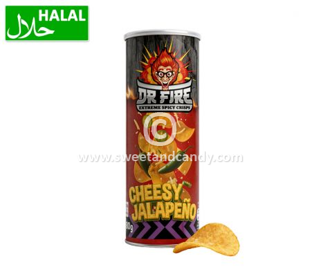 Dr. Fire Crisps Cheesy Jalapeno 80 gr.