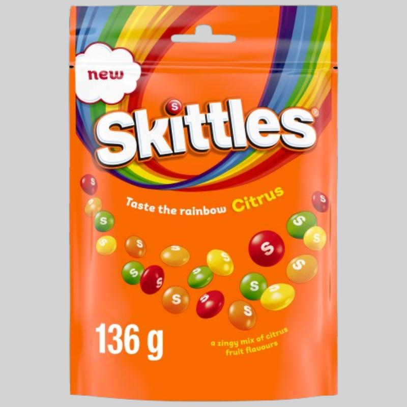 Skittles citrus 136g