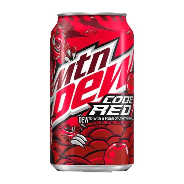 12x335ml mtn dew red code /// LET OP THT 16/8