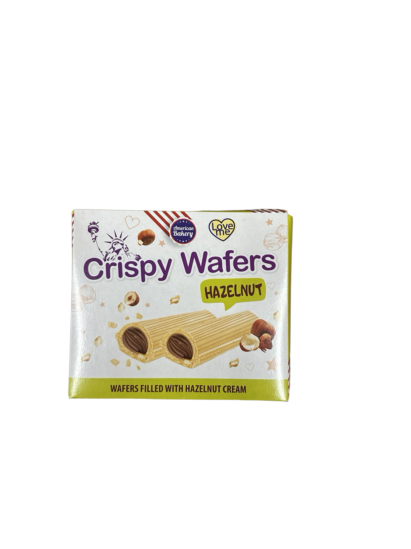 Crispy wafers hazelnut