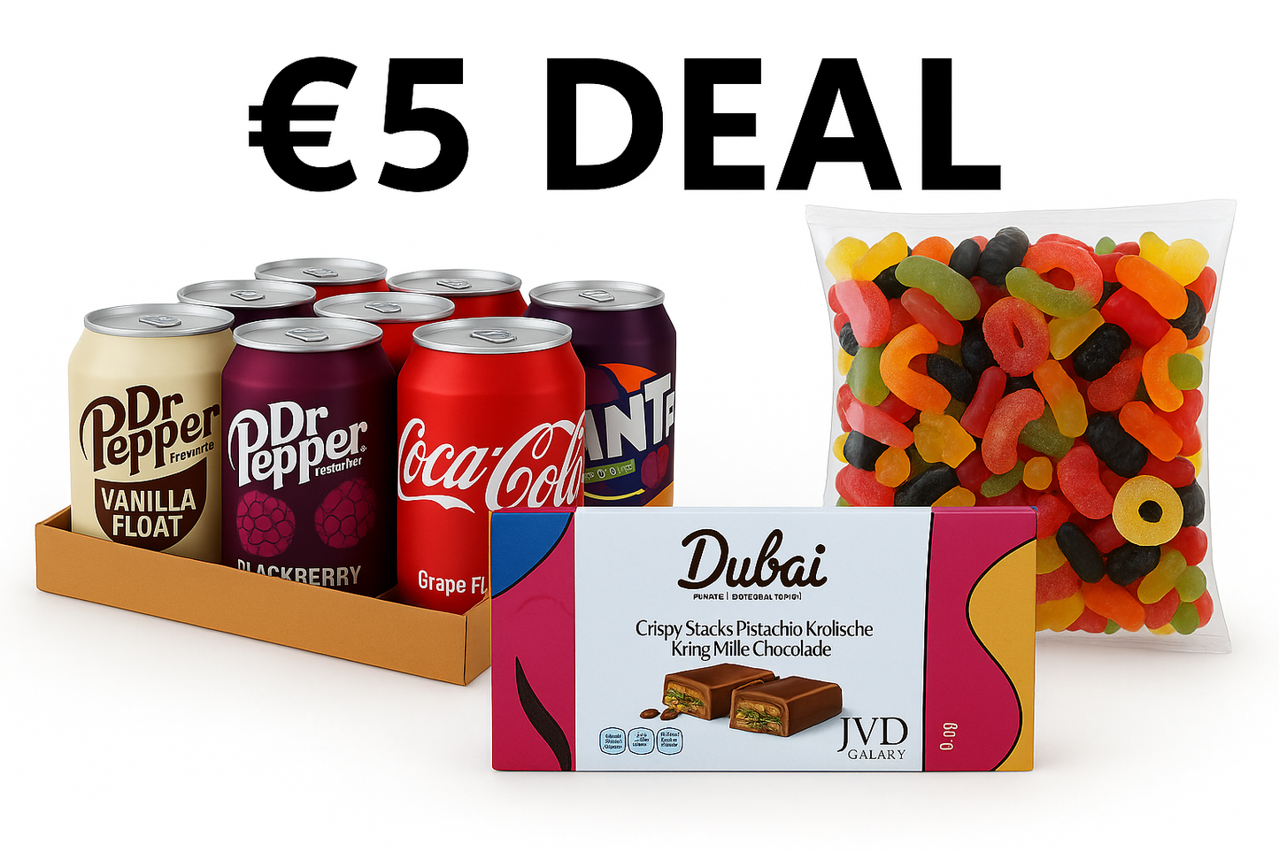 5 EURO DEAL MAG NIET GECOMBINEERD WORDEN MET EEN ANDERE GROTE ACTIE