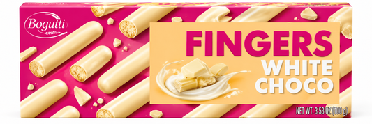Fingers white chocolade 100g
