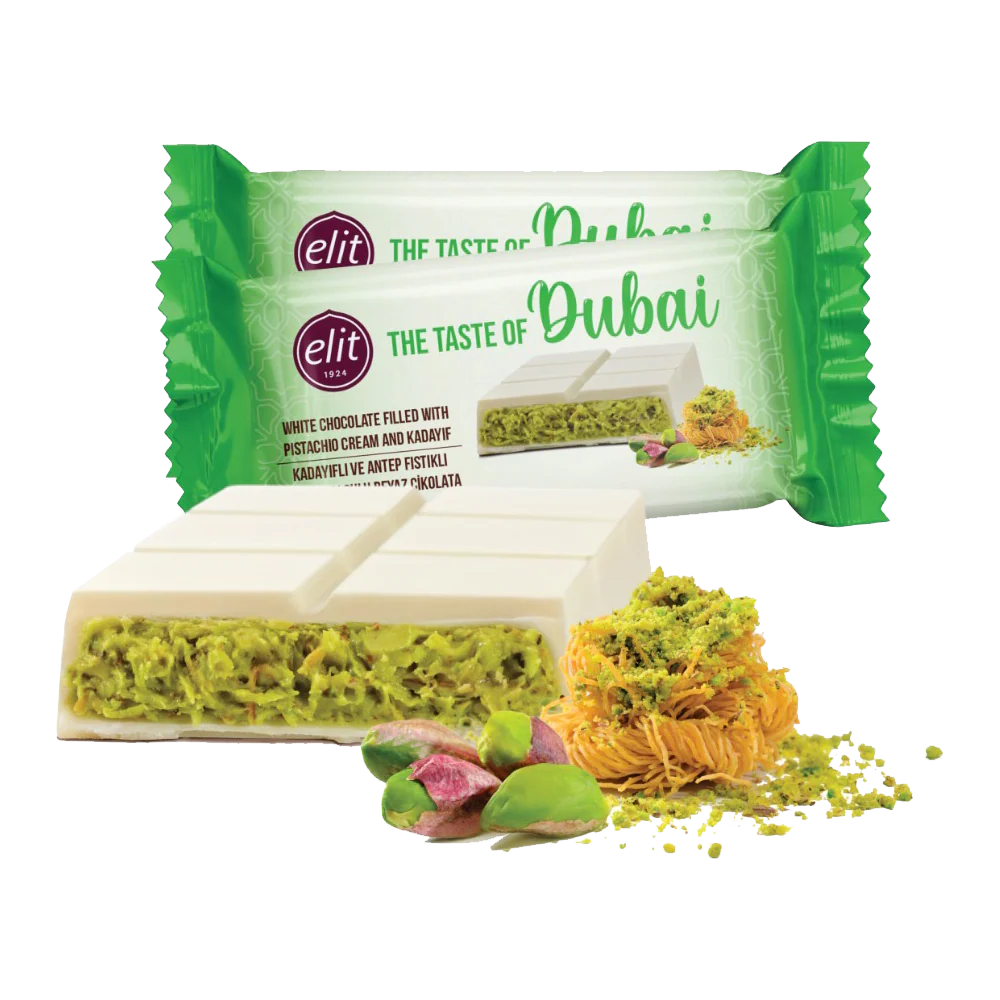 12x 90g witte dubai chocolade THT 6/26