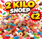 2 KILO SNOEP VOOR 2 EURO /// MAG NIET GECOMBINEERD WORDEN MET EEN ANDERE GROTE ACTIE
