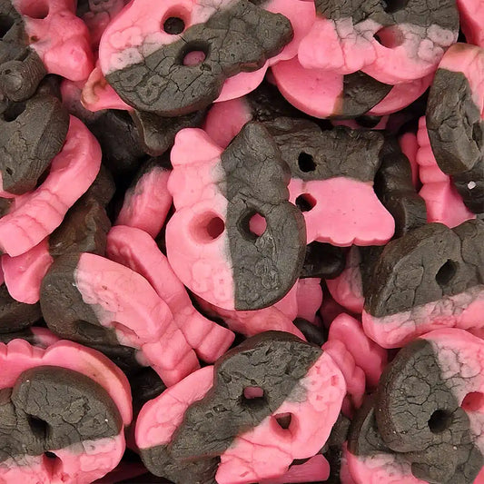 Bubs Foam Raspberry / Liquorice Skulls 150