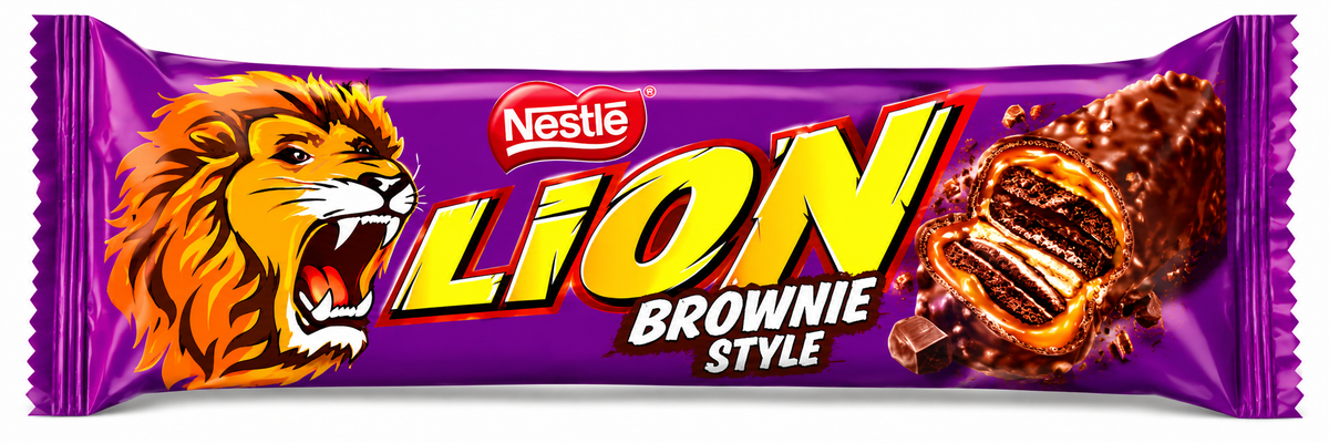 Lion brownie