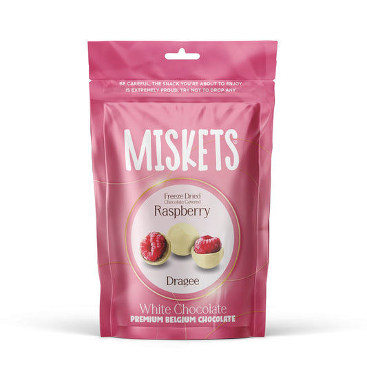Freeze dried framboos met chocolade 80g