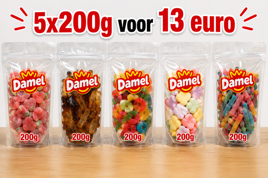 5x200G DAMEL SNOEP