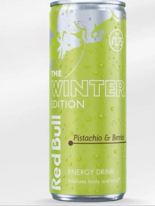 GRATIS 1X Red Bull pistachio 250ML