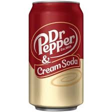 TRAY DR pepper cream en soda 355ml