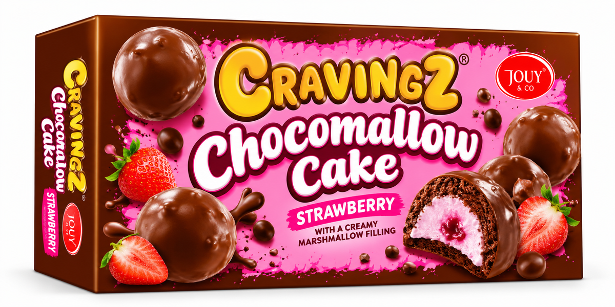 Cravingz chocomallows strawberry 150g