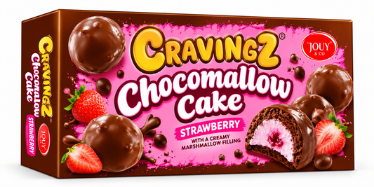 Cravingz chocomallows strawberry 150g