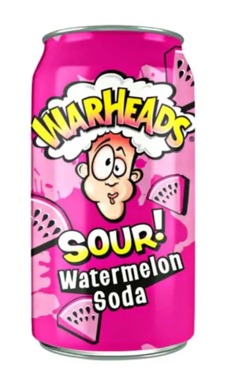 Warheads Sour Watermelon Soda 355ml